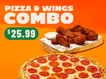 Pizza & Wings Combo $25.99