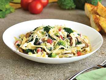 Veggie Fettuccine Alfredo