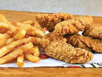 5pcs Chicken Strips with Fries